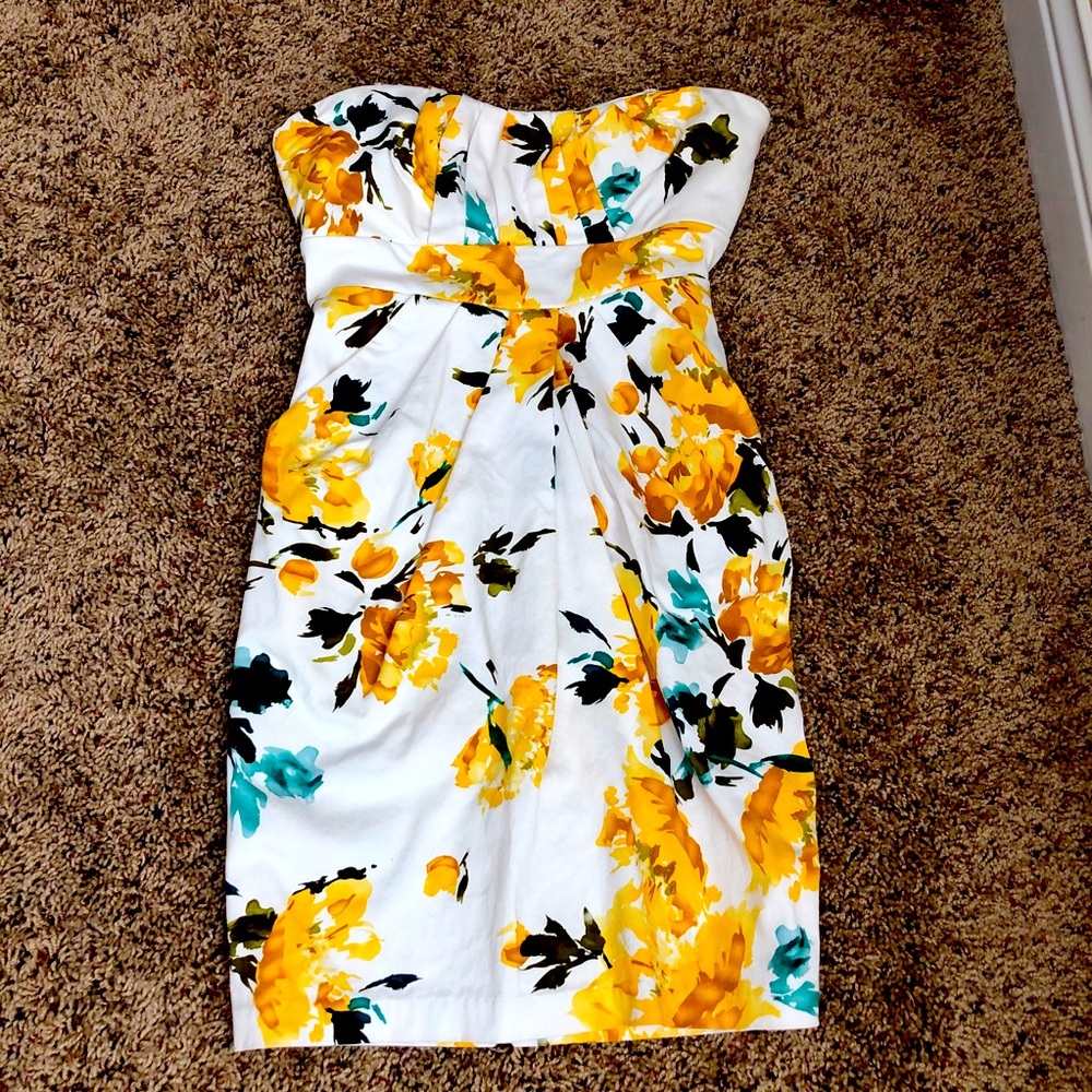 City Triangles strapless dress with Pockets!